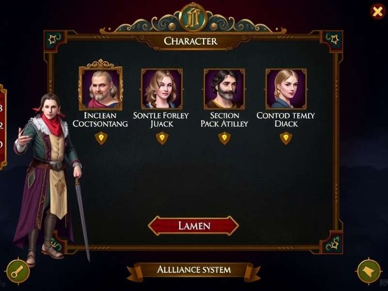 Palace Intrigue Journey Character Selection